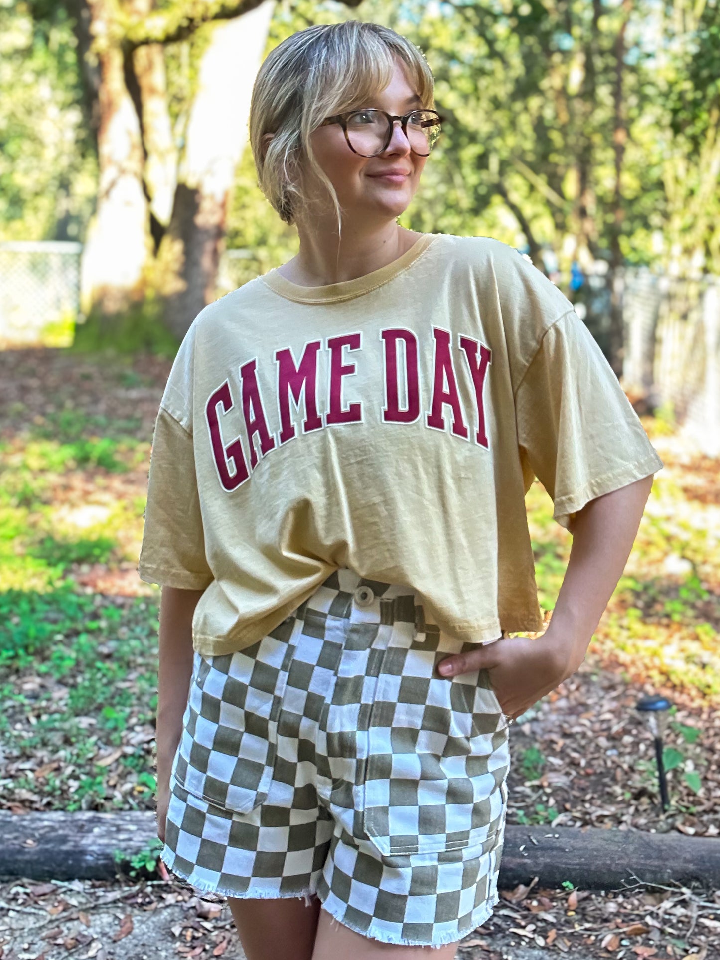 Checkered Shorts