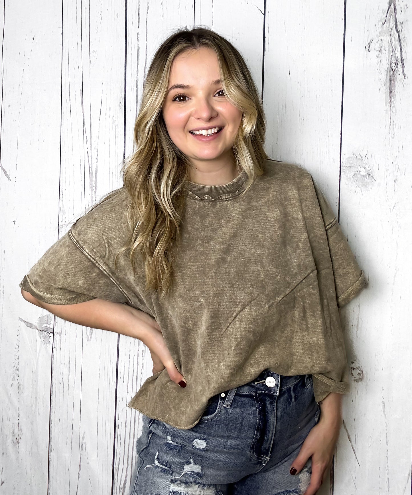 Olivia Crop Tee