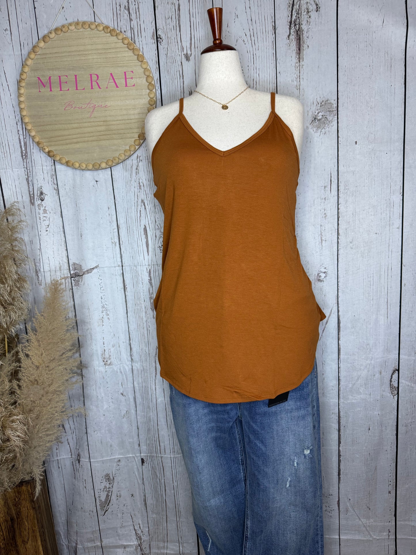 SUSAN Plus Front and Back Reversible Spaghetti Cami