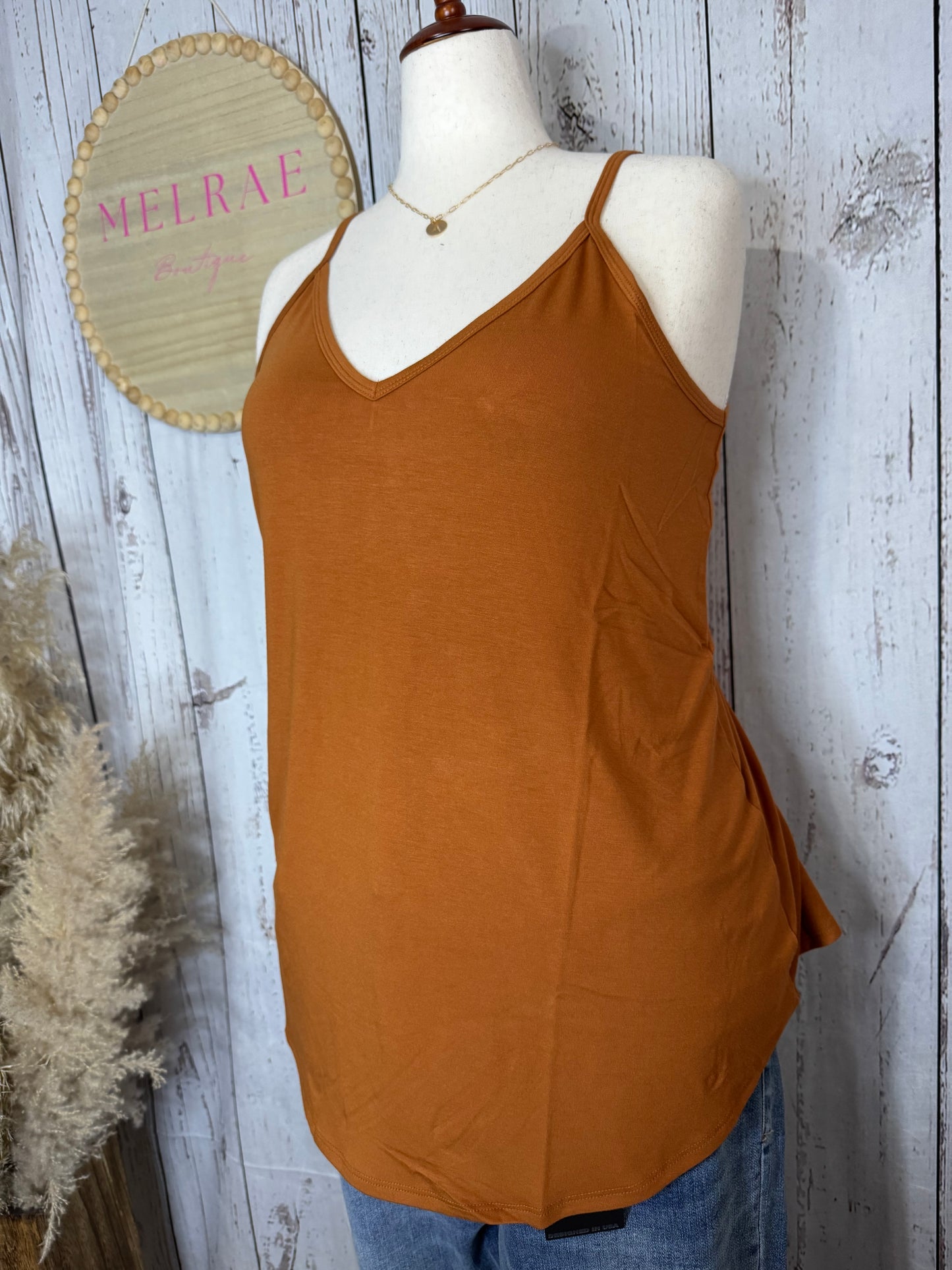 SUSAN Plus Front and Back Reversible Spaghetti Cami