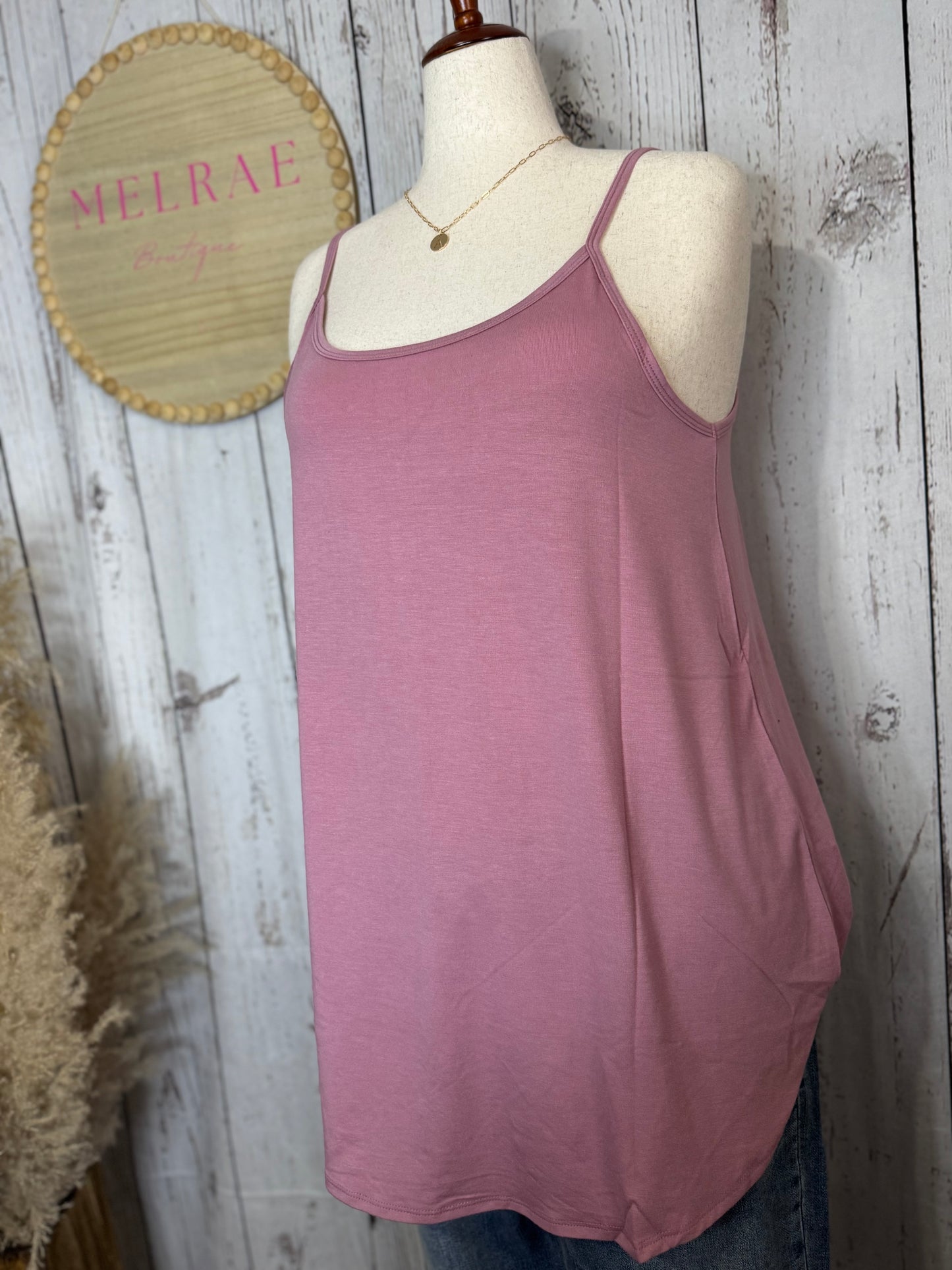 SUSAN Plus Front and Back Reversible Spaghetti Cami
