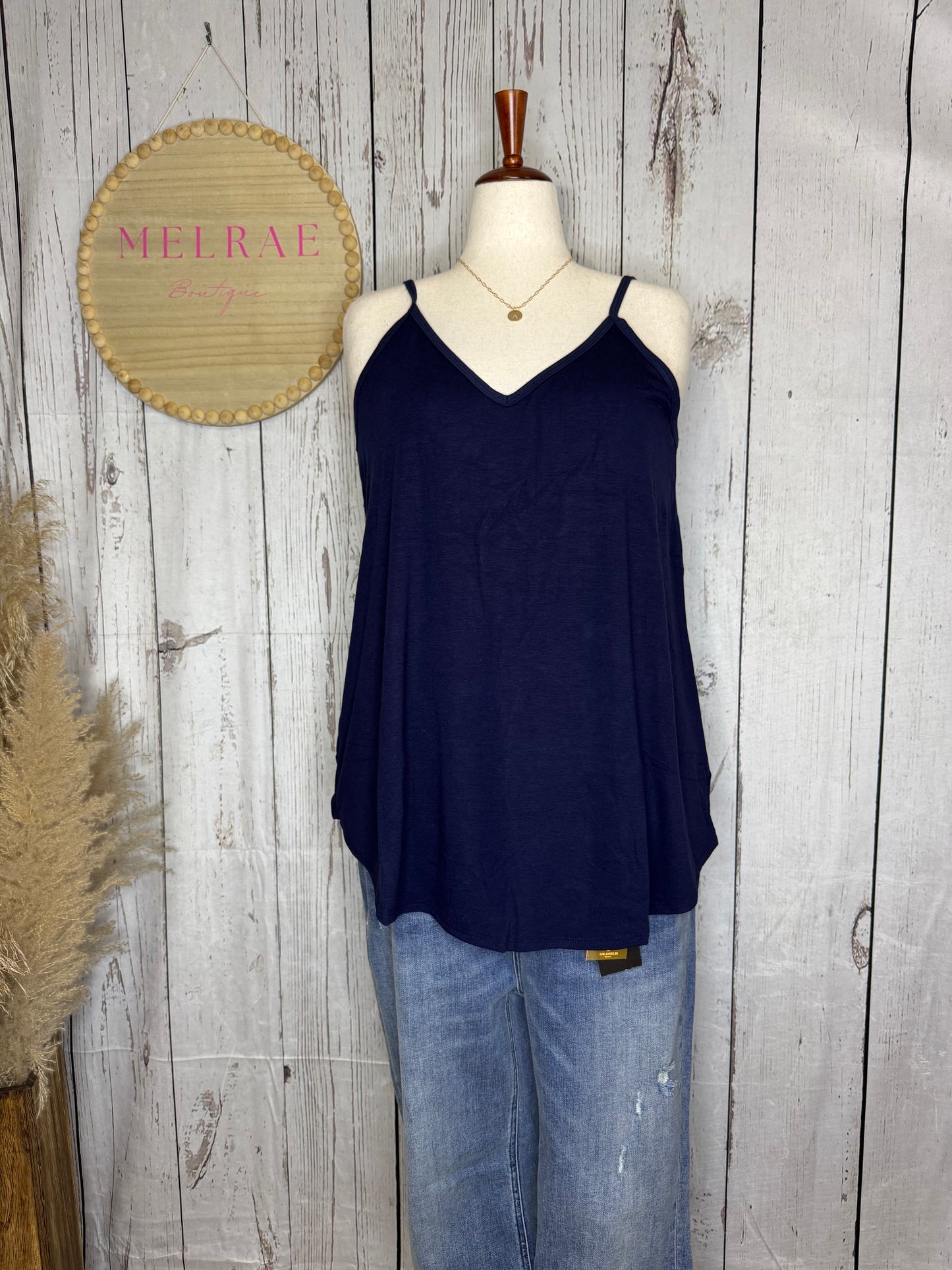 SUSAN Plus Front and Back Reversible Spaghetti Cami