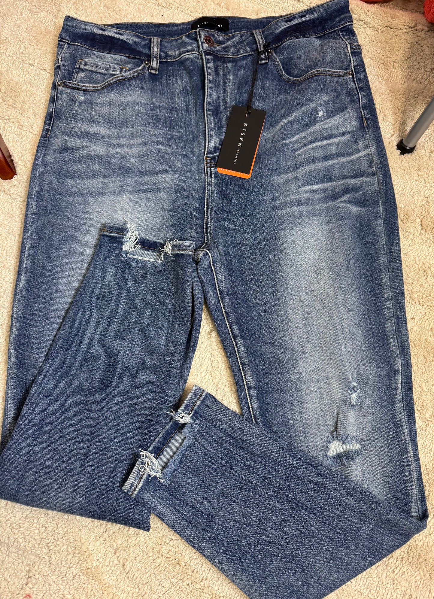 Risen Plus High Rise Vintage Skinny