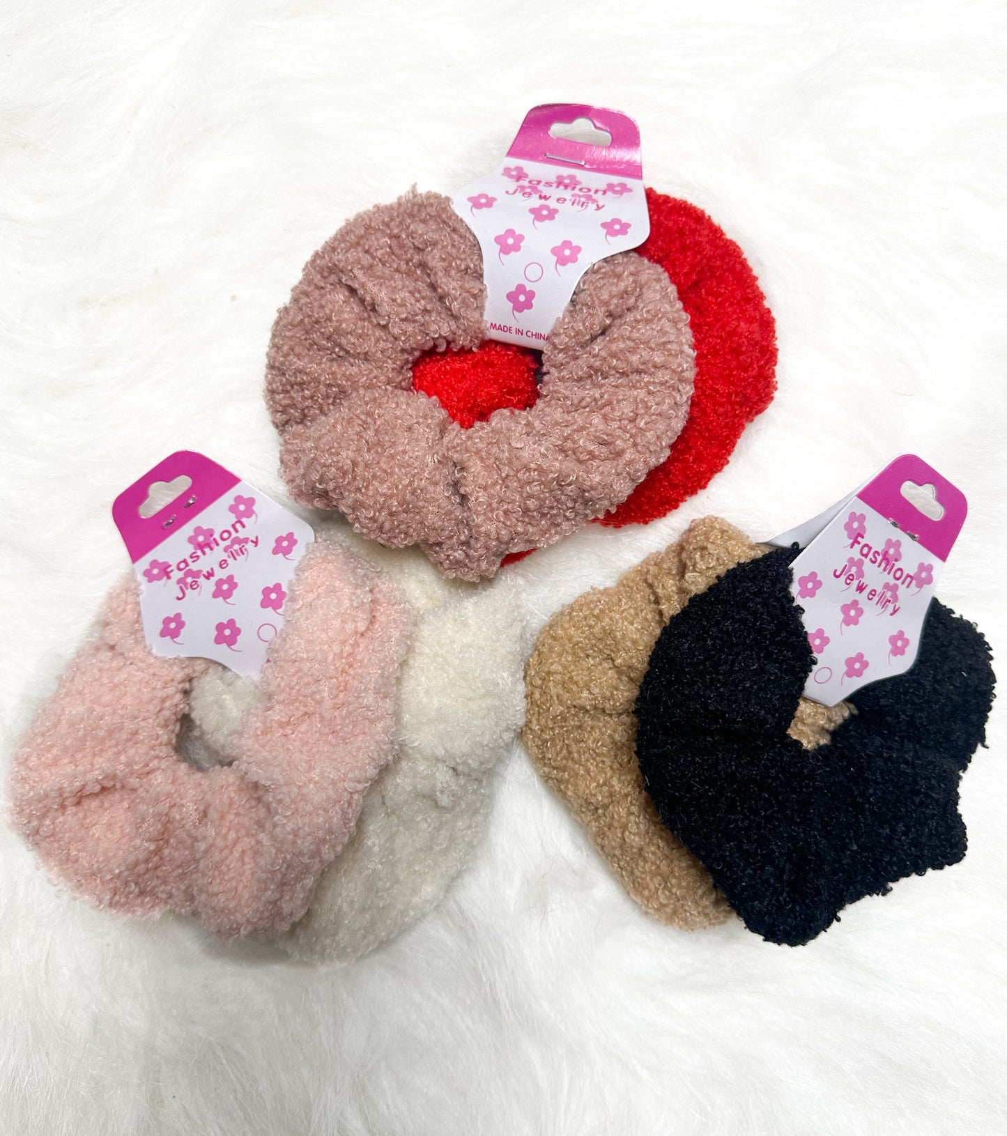 Sherpa Scrunchies