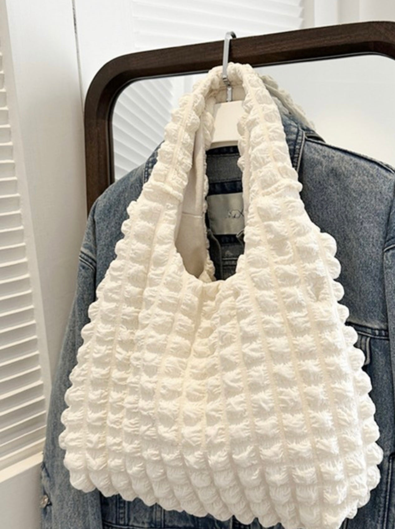Cloud Puffy Shoulder Tote Bag